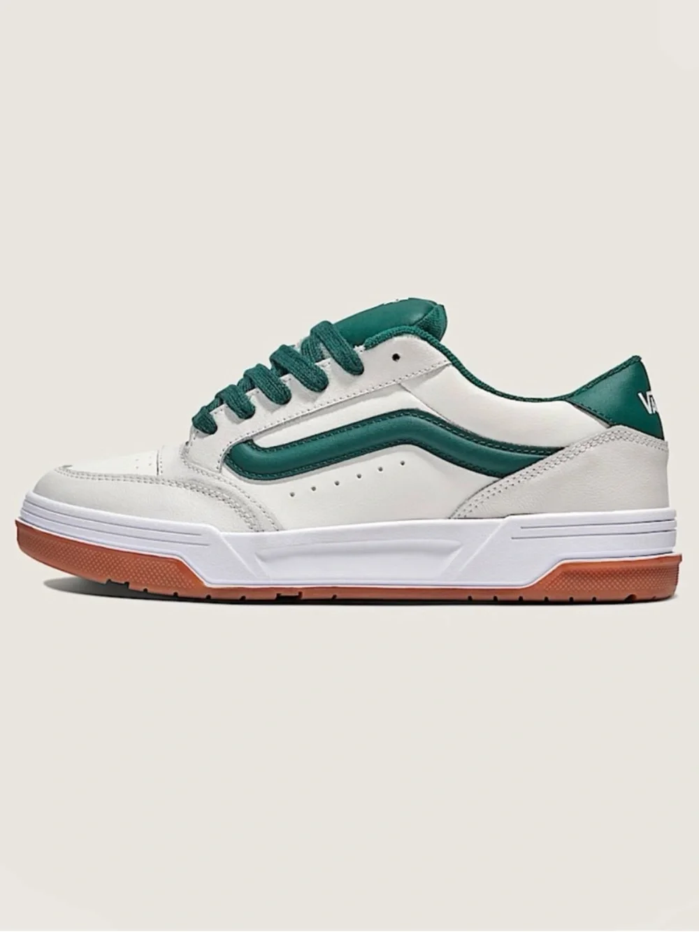Vans Hylane Varsity White Green Mens 13.0 US